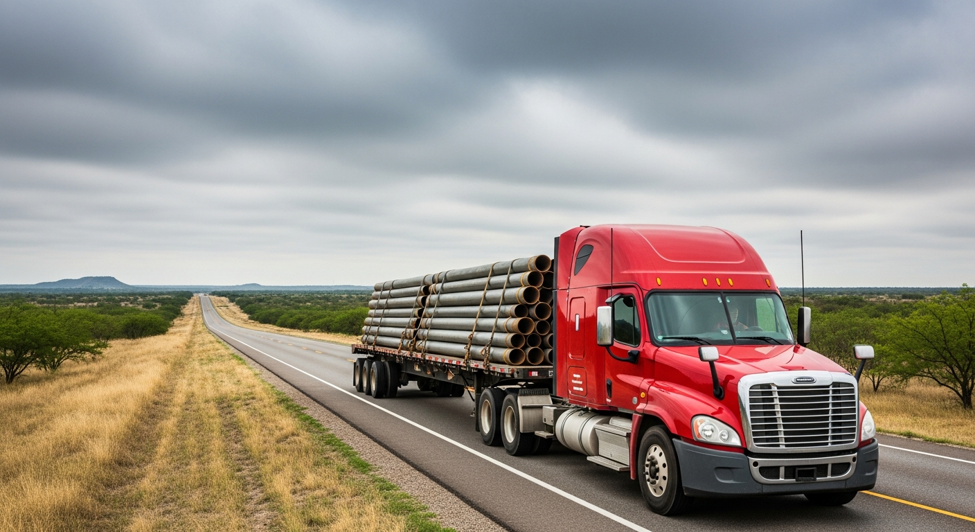 Sovereign freight truck on highway